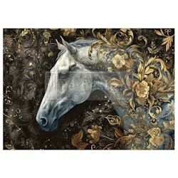 Re Design - A1 Decoupage Fiber Paper - Majestic Gallop 59x84cm