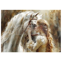 Re Design - A1 Decoupage Fiber Paper - Soulful Bond 59x84cm