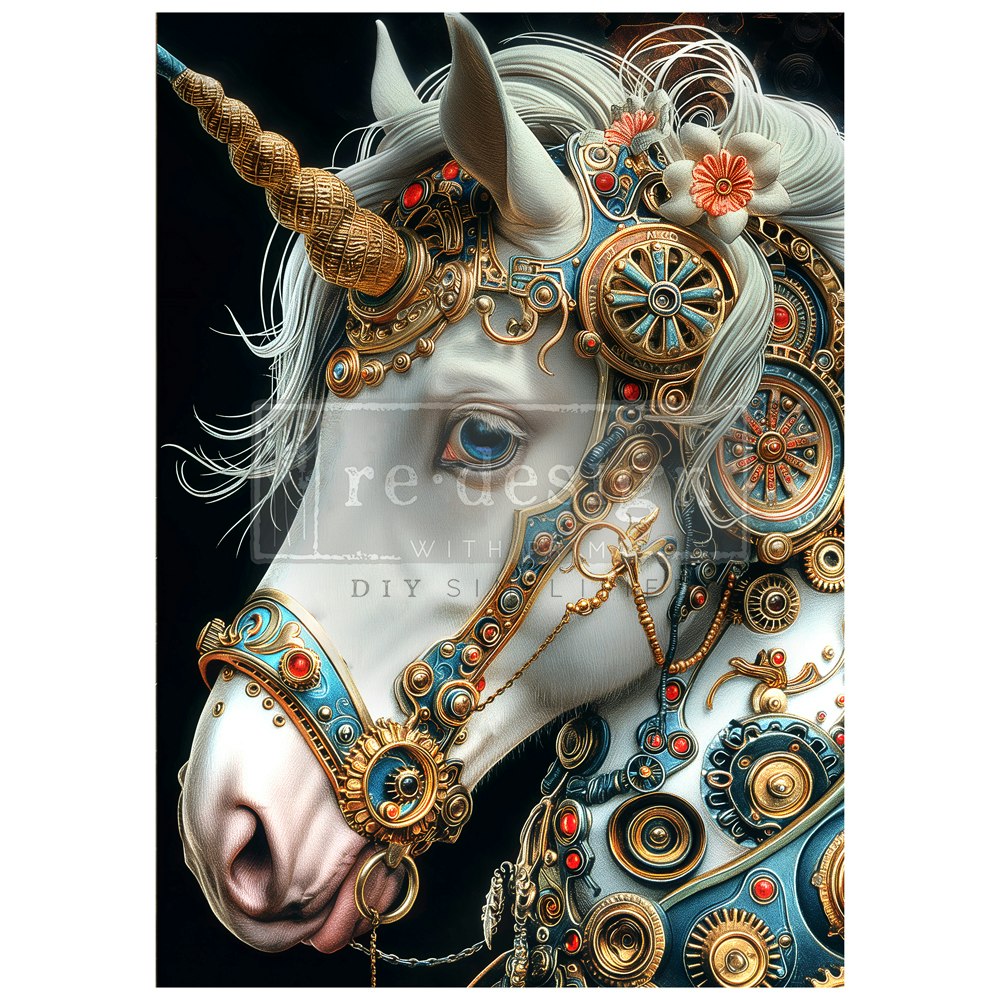 DECOUPAGEPAPPER - Re Design - A1 Decoupage Fiber Paper - Technicorn