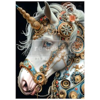Re Design - A1 Decoupage Fiber Paper - Technicorn 59x84cm