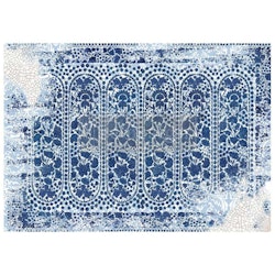 Re Design - A1 Decoupage Fiber Paper - The Blue House 59x84cm