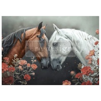 Re Design - A1 Decoupage Fiber Paper - Wild Hearts 59x84cm