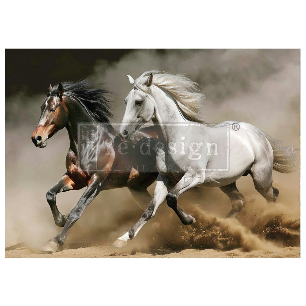DECOUPAGEPAPPER - Re Design - A1 Decoupage Fiber Paper - Wild Maneuvers