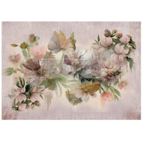 Re Design - A1 Decoupage Fiber Paper - Wisp Of Mauve 59x84cm