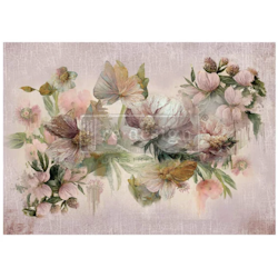 Re Design - A1 Decoupage Fiber Paper - Wisp Of Mauve 59x84cm