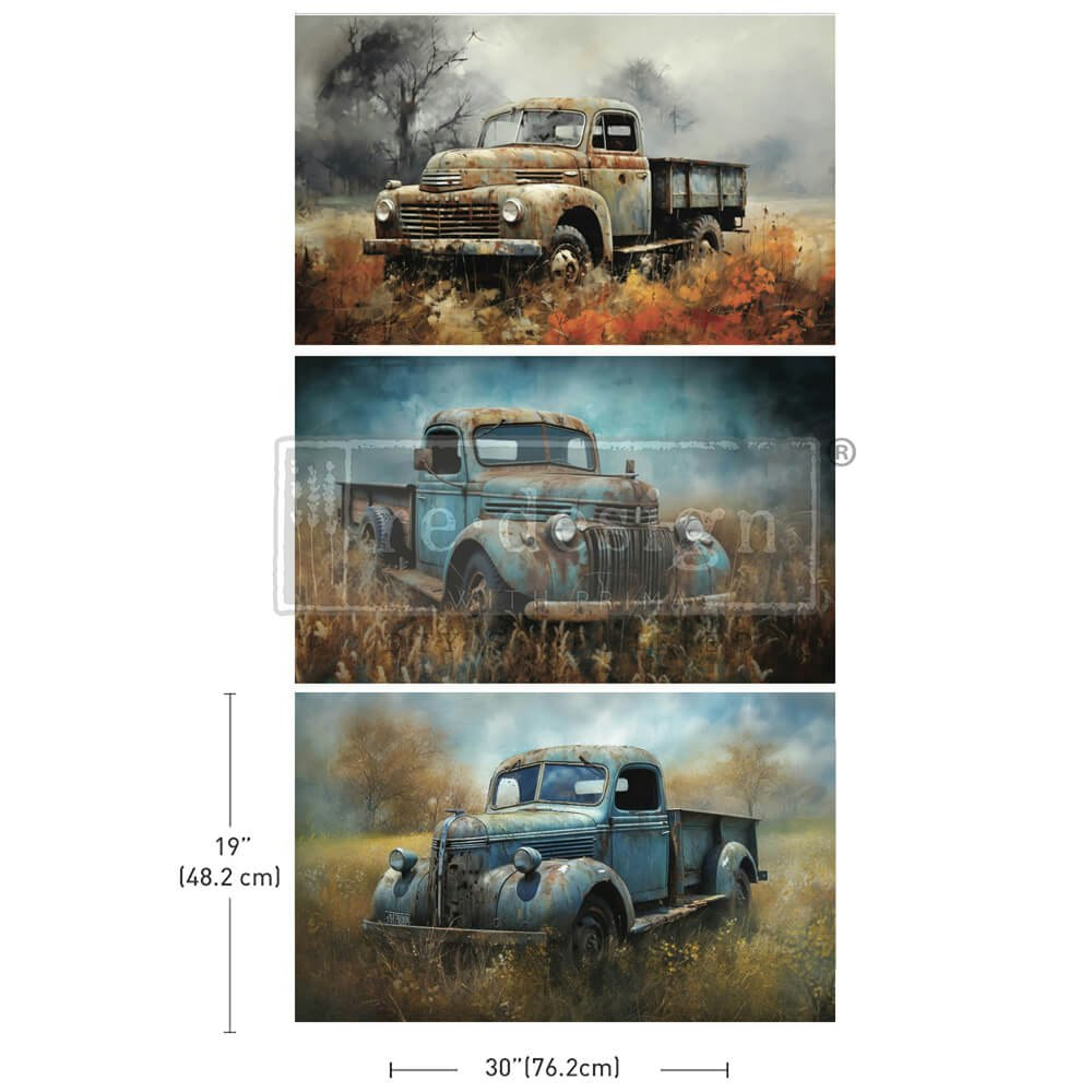 DECOUPAGEPAPPER - Re Design Tissue Paper PACK - Wheels of Time