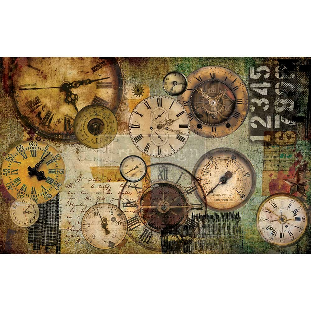 DECOUPAGEPAPPER - Re Design Tissue Paper - Lost In Time