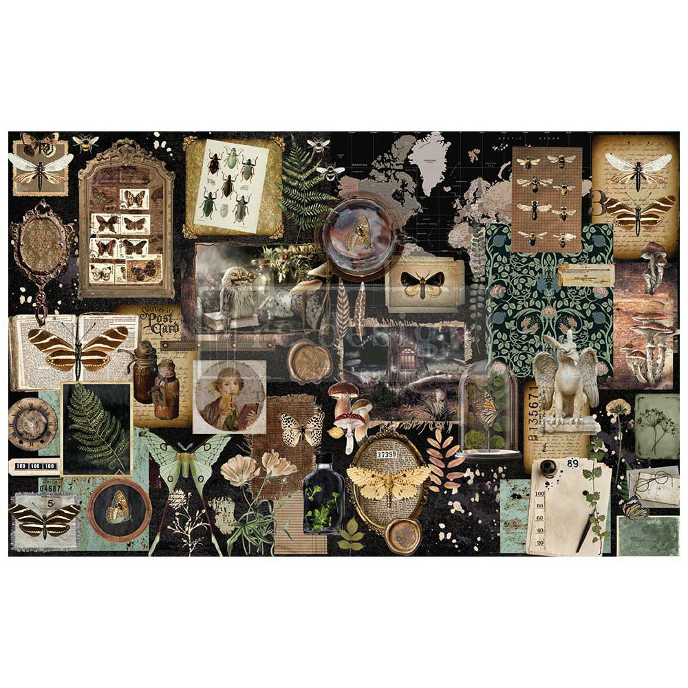 DECOUPAGEPAPPER - Re Design Tissue Paper - Herbarium Notes