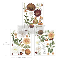 Re Design Décor Transfers®- Seasonal Splendor - A4 (3-pack)