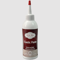 Nik.Art Elastic Paste - Flexibel pasta till dekorformar - VIT 200g