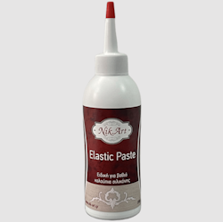 Nik.Art Elastic Paste - Flexibel pasta till dekorformar - VIT 200g