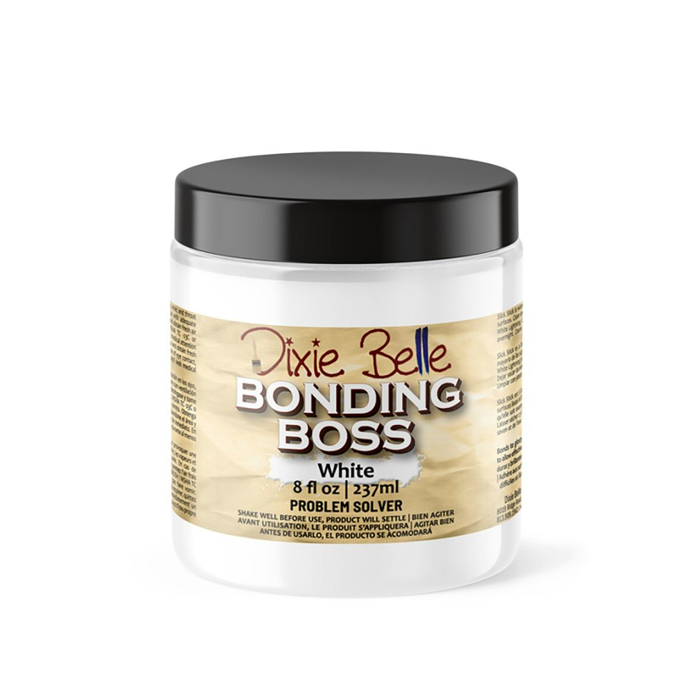 GRUNDFÄRG (Häft- & spärrgrund) - Dixie Belle BONDING BOSS - VIT