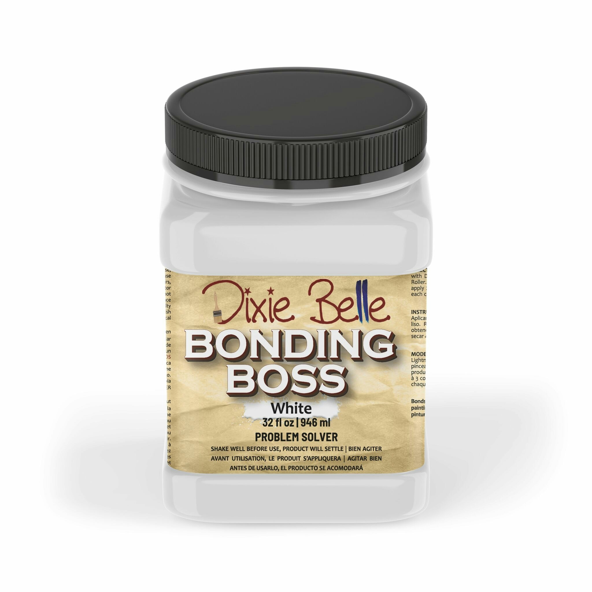 GRUNDFÄRG (Häft- & spärrgrund) - Dixie Belle BONDING BOSS - VIT