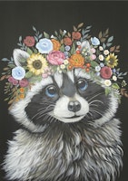 Belles and Whistles Rice Papers - Clever Raccoon - A3 ca 28x42cm