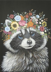 Belles and Whistles Rice Papers - Clever Raccoon - A3 ca 28x42cm