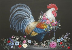 Belles and Whistles Rice Papers - Royal Rooster - A3 ca 28x42cm
