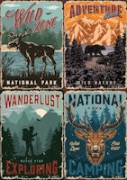 Belles and Whistles Rice Papers - National Park - A3 ca 28x42cm