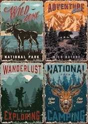 Belles and Whistles Rice Papers - National Park - A3 ca 28x42cm