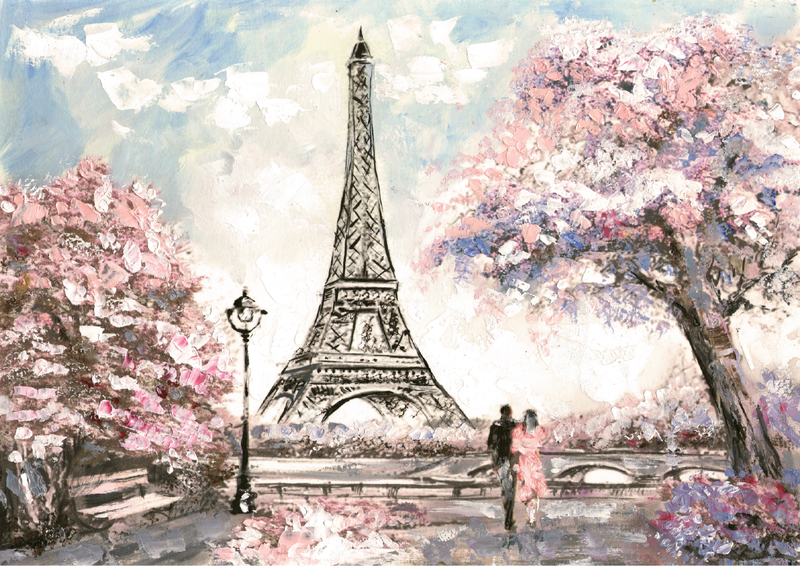 DECOUPAGEPAPPER - Dixie Belle - A3 Rice Papers - Springtime in Paris