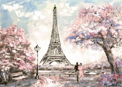 Belles and Whistles Rice Papers - Springtime in Paris - A3 ca 28x42cm