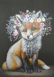 Belles and Whistles Rice Papers - Florasion Fox - A2 ca 42x56cm