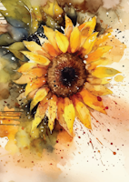 Belles and Whistles Rice Papers - Sunny Daze - A1 ca 59x84cm