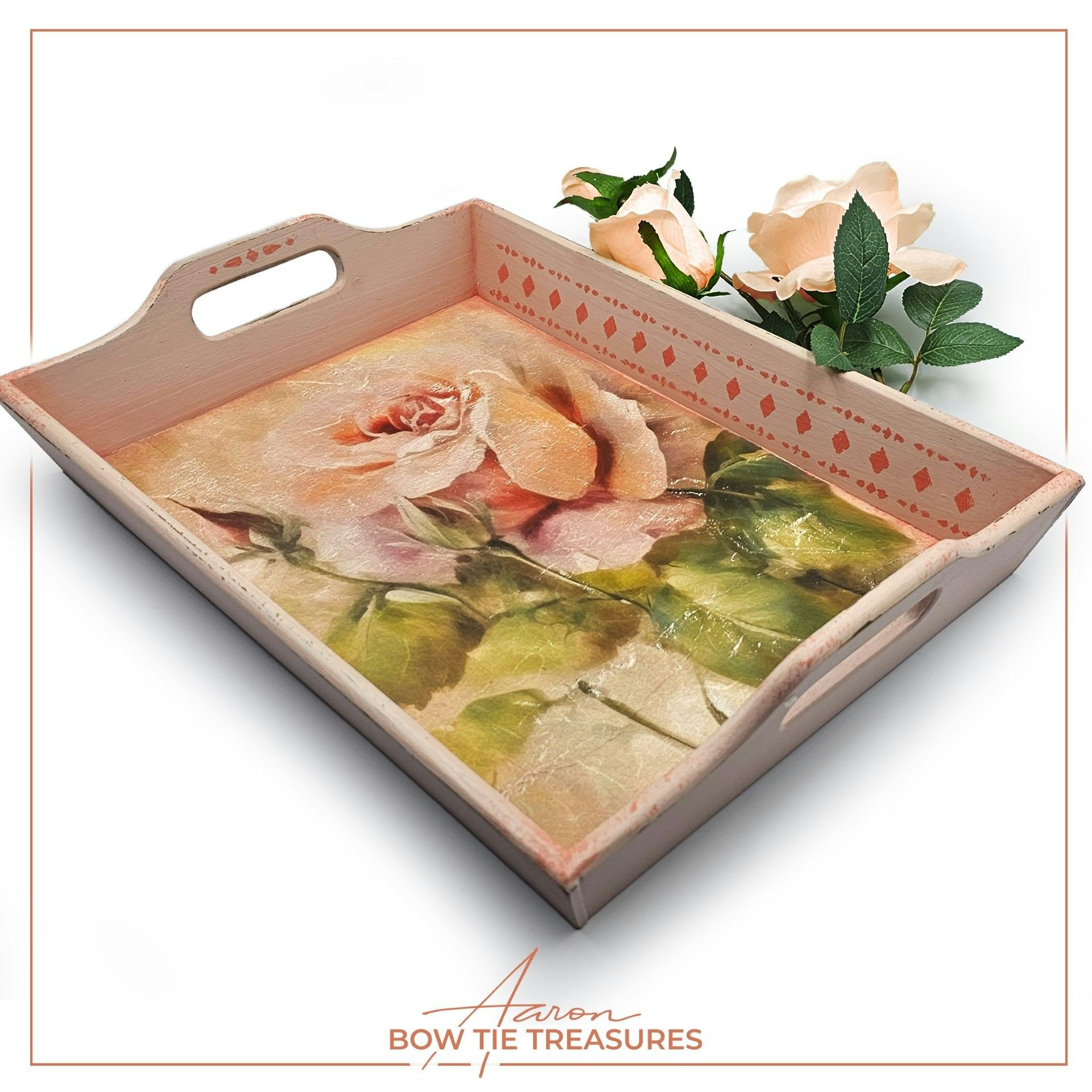 DECOUPAGEPAPPER - Belles & Wistles - A1 Rice Papers - Blushing Roses
