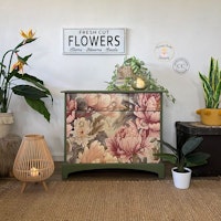 Belles and Whistles Rice Papers - Peaceful Peonies - A1 ca 59x84cm