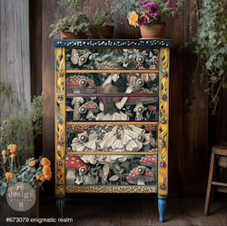 Re Design - A1 Decoupage Fiber Paper - Enigmatic Realm 59x84cm