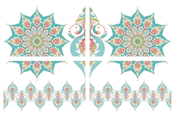 Belles and Whistles - Transfer - Kaleidoscope ca 94x61cm