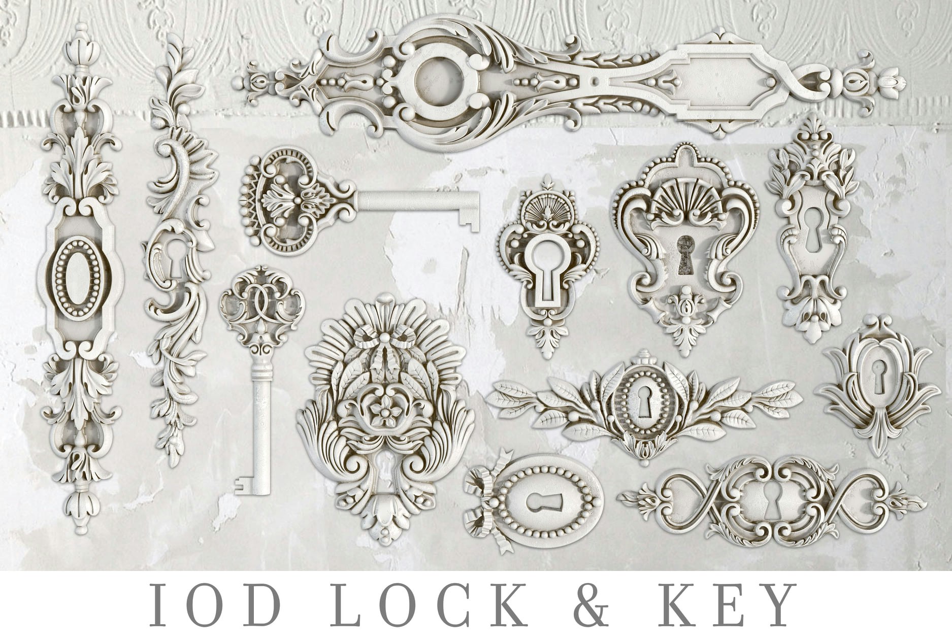 IOD Silkonform / Gjutform - Lock & Key