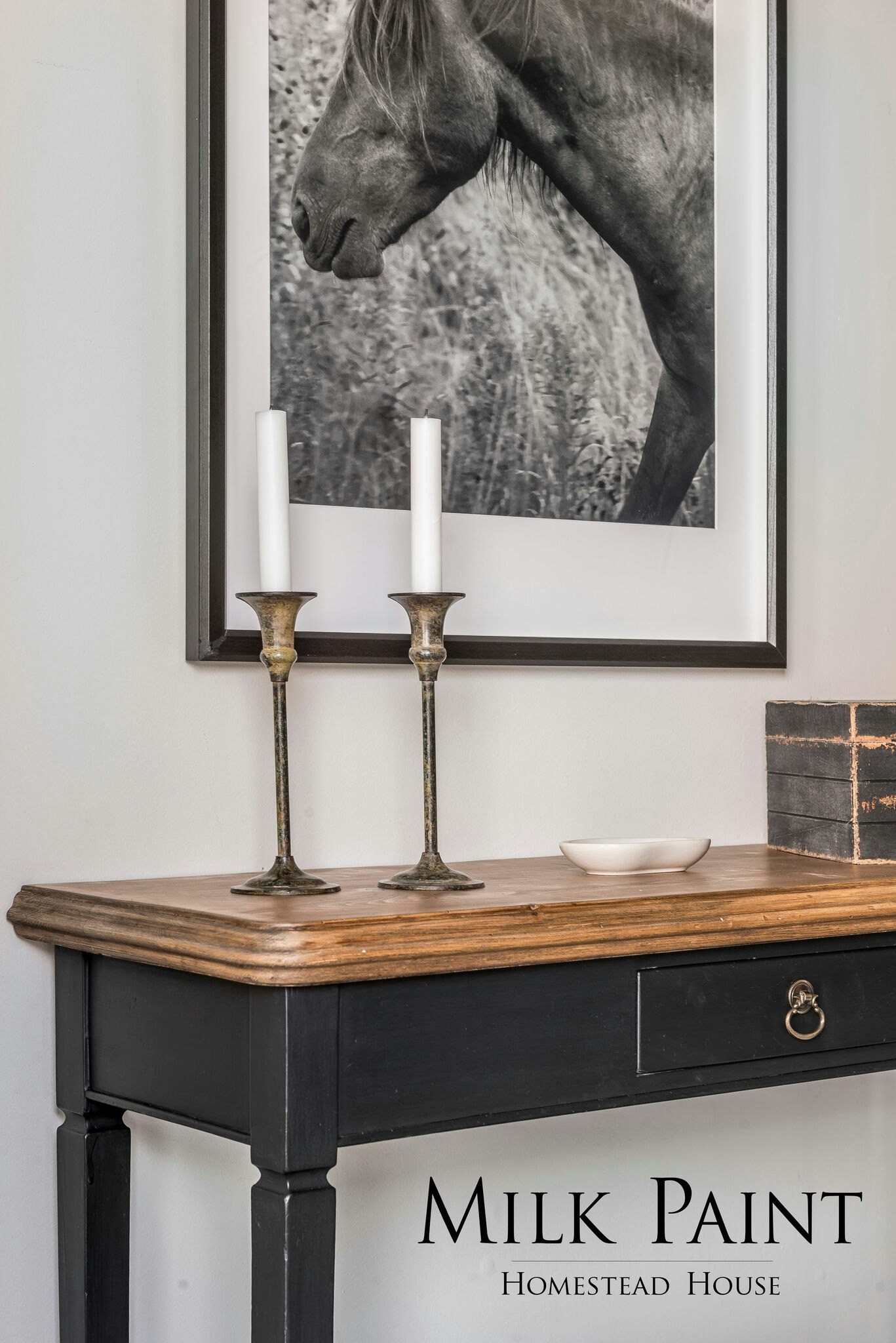 COAL BLACK - Homestead House - Milk Paint - Kaseinfärg - Mjölkfärg