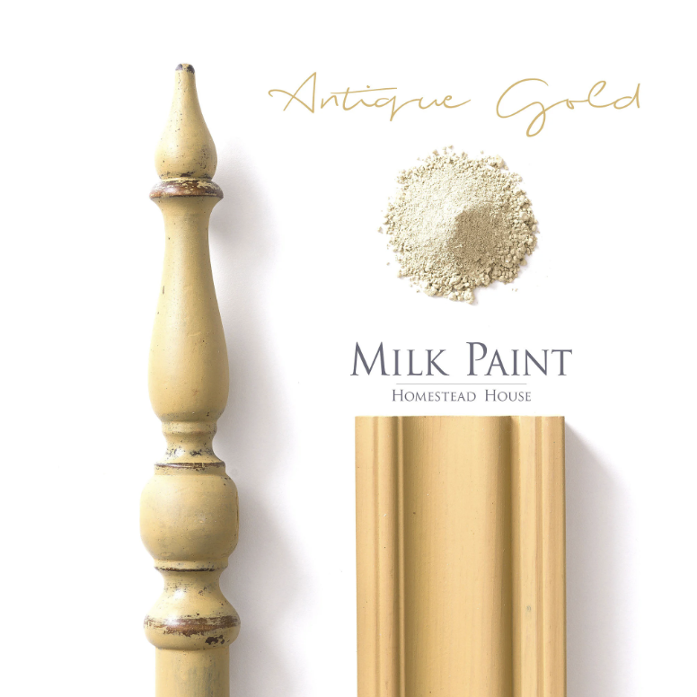 ANTIQUE GOLD - Homestead House - Milk Paint - Kaseinfärg - Mjölkfärg