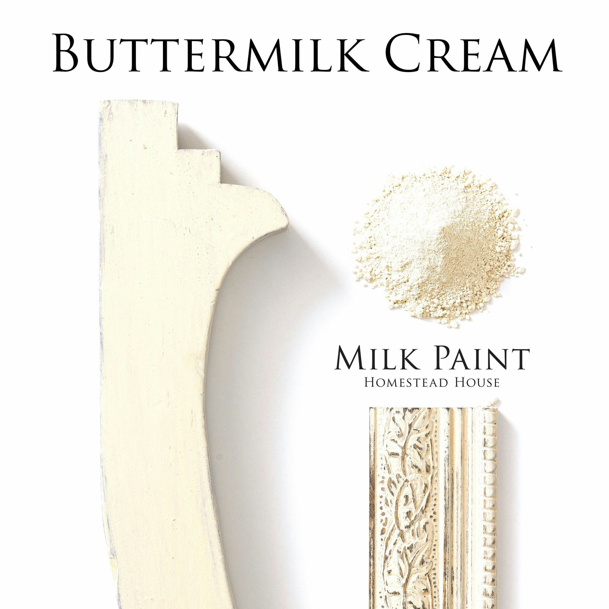 BUTTERMILK CREAM - Homestead House - Milk Paint - Kaseinfärg - Mjölkfärg