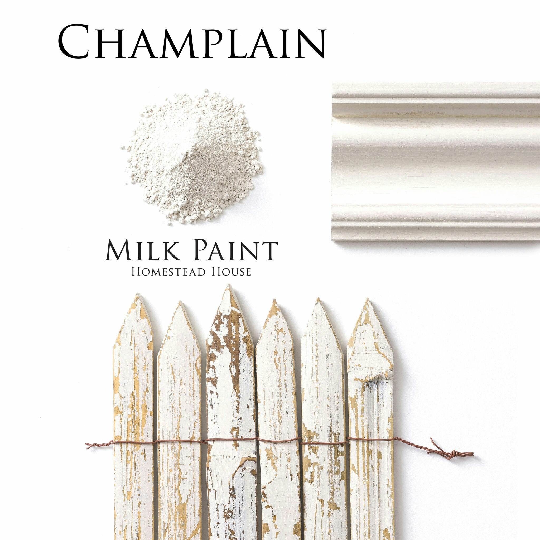 CHAMPLAIN - Homestead House - Milk Paint - Kaseinfärg - Mjölkfärg