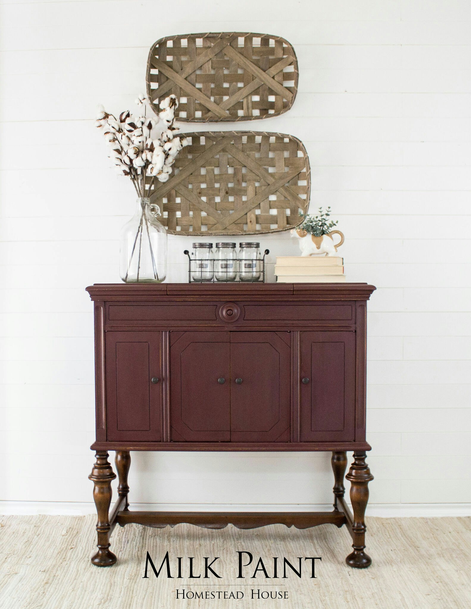 CRANBERRY - Homestead House - Milk Paint - Kaseinfärg - Mjölkfärg
