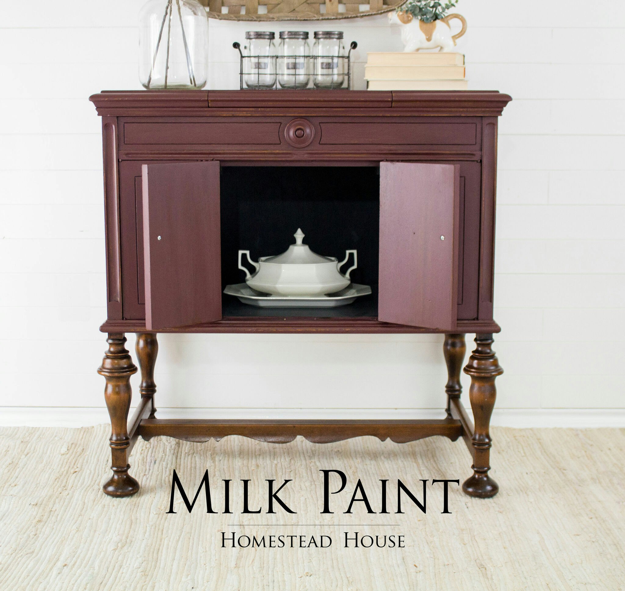 CRANBERRY - Homestead House - Milk Paint - Kaseinfärg - Mjölkfärg