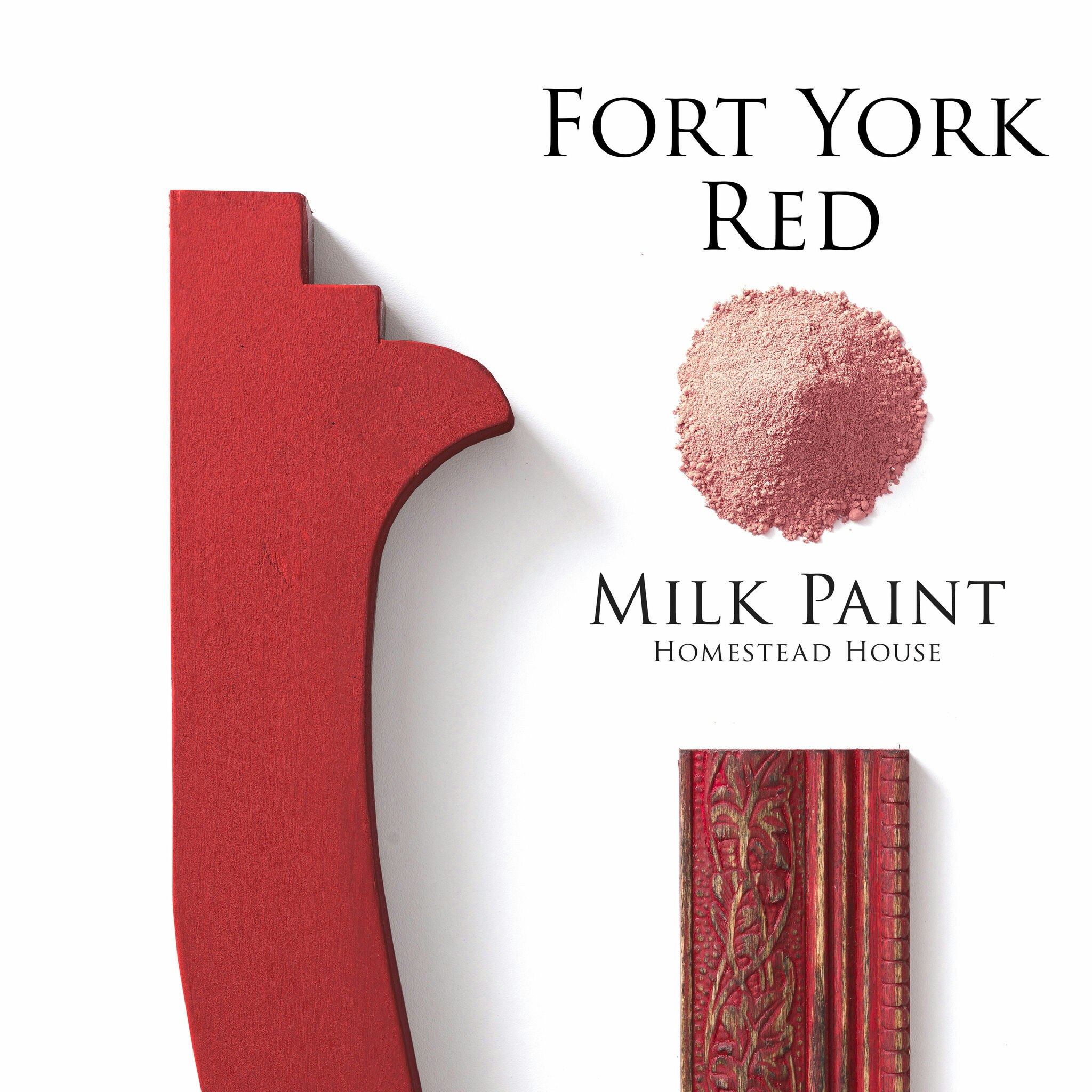 FORT YORK RED - Homestead House - Milk Paint - Kaseinfärg - Mjölkfärg