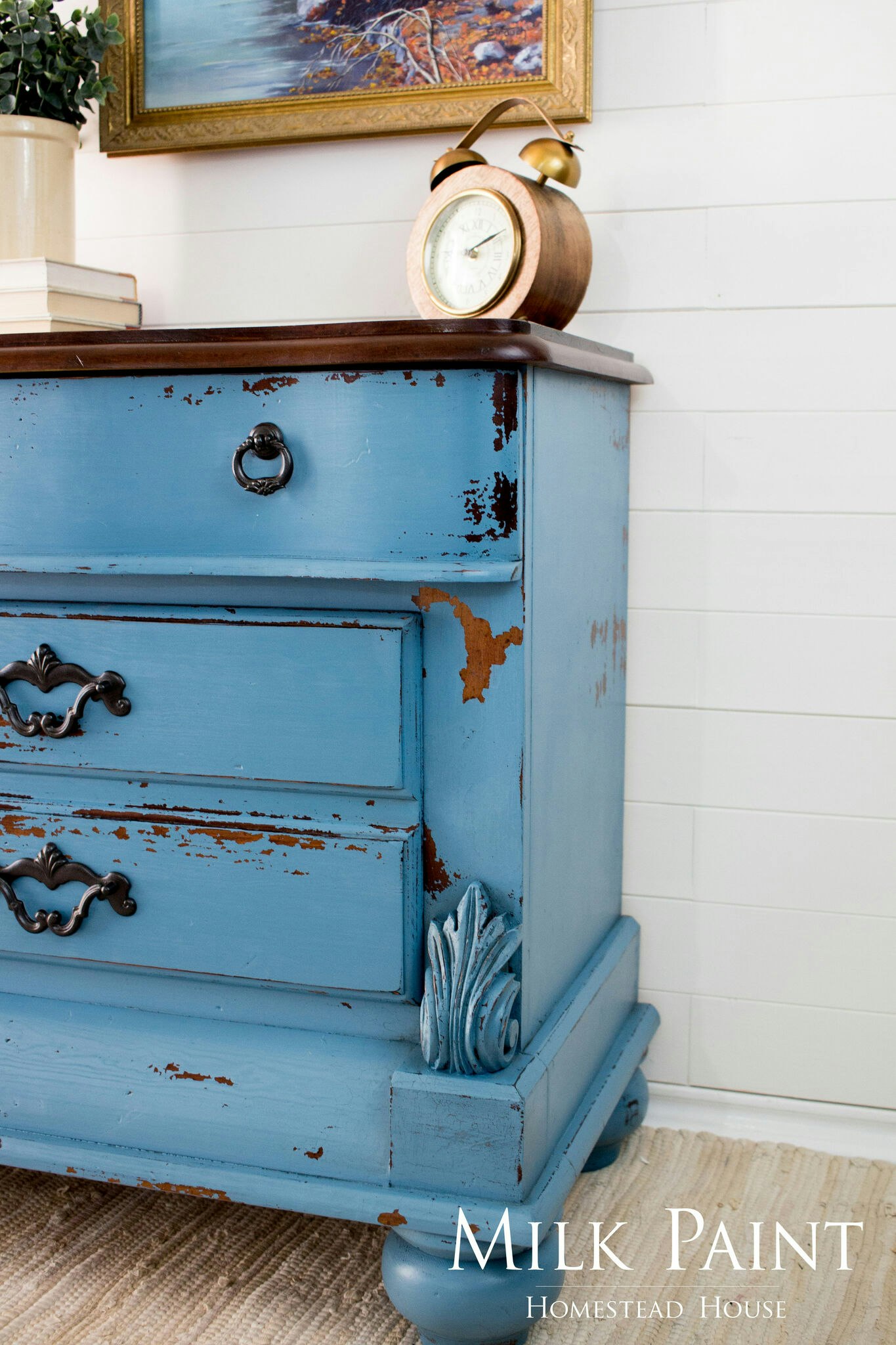 MARITIME BLUE - Homestead House - Milk Paint - Kaseinfärg - Mjölkfärg