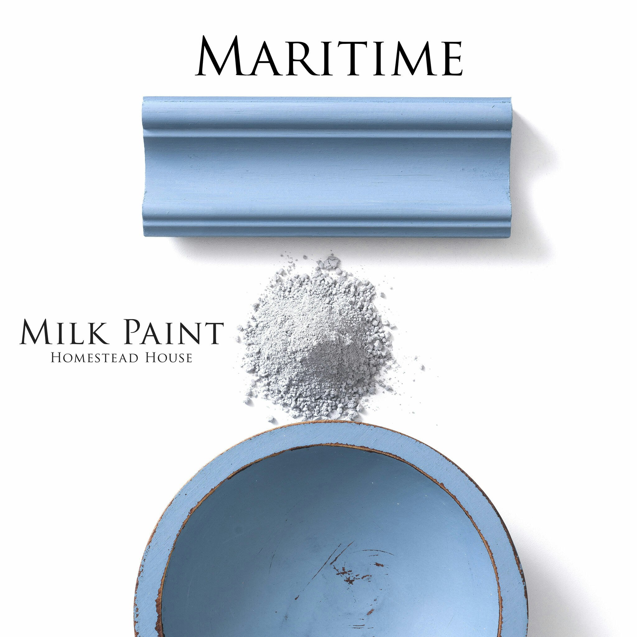 MARITIME BLUE - Homestead House - Milk Paint - Kaseinfärg - Mjölkfärg