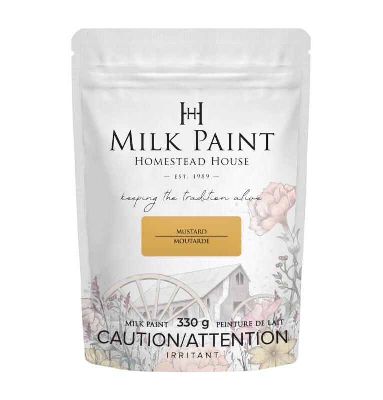 MUSTARD - Homestead House - Milk Paint - Kaseinfärg - Mjölkfärg