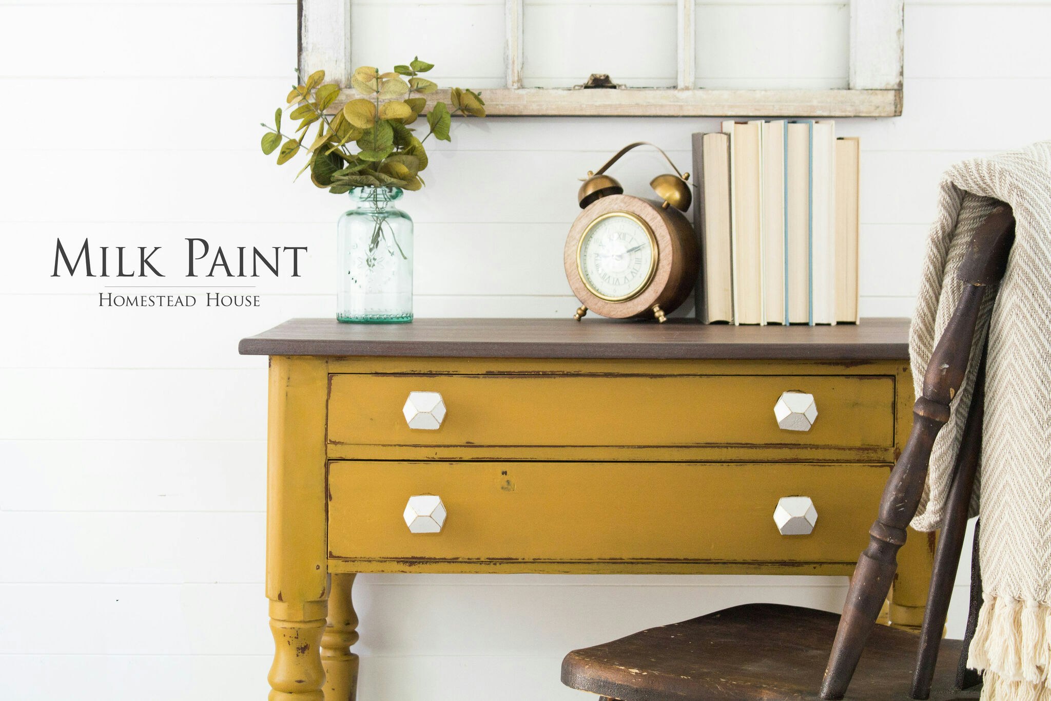 MUSTARD - Homestead House - Milk Paint - Kaseinfärg - Mjölkfärg