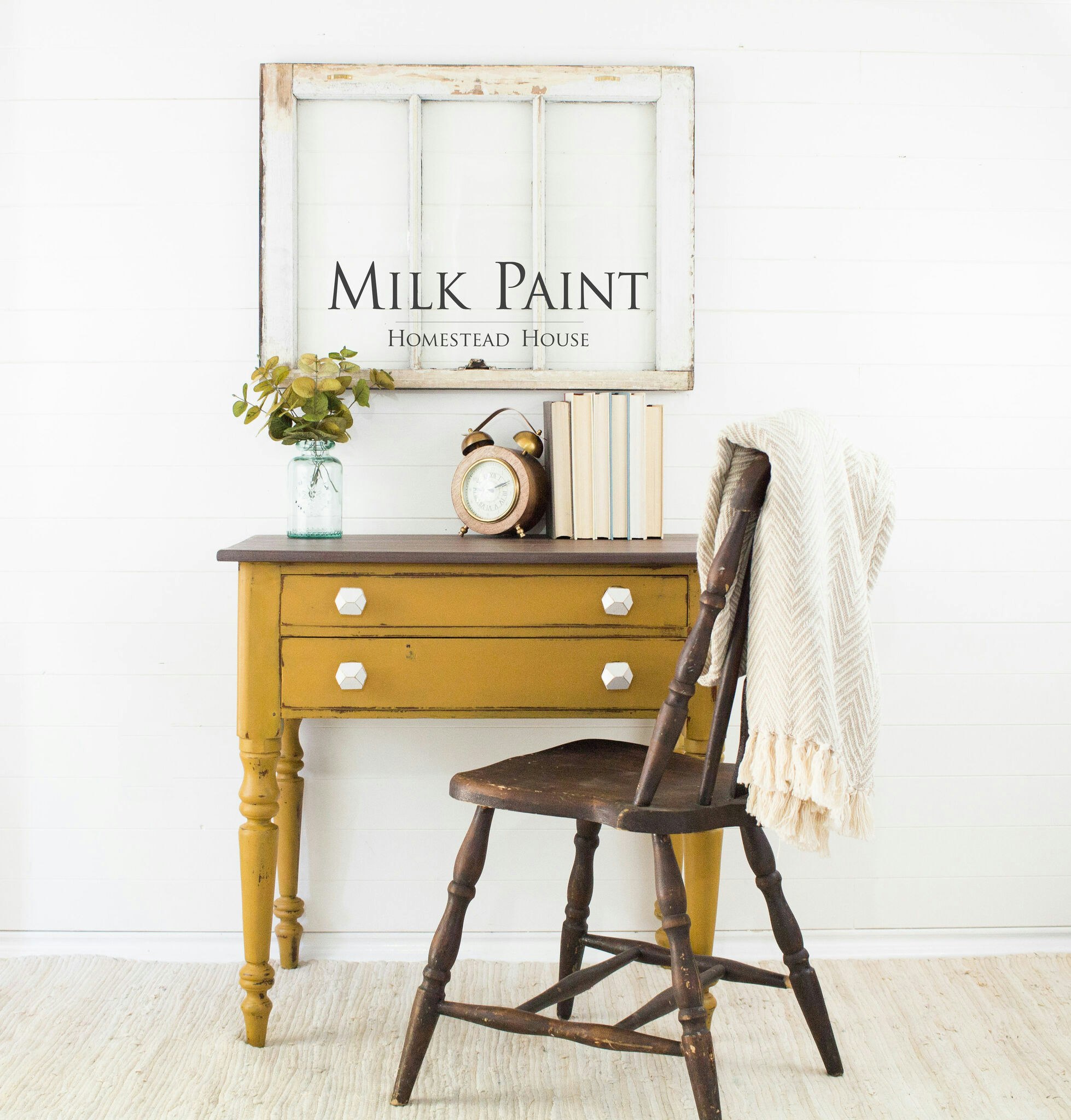 MUSTARD - Homestead House - Milk Paint - Kaseinfärg - Mjölkfärg