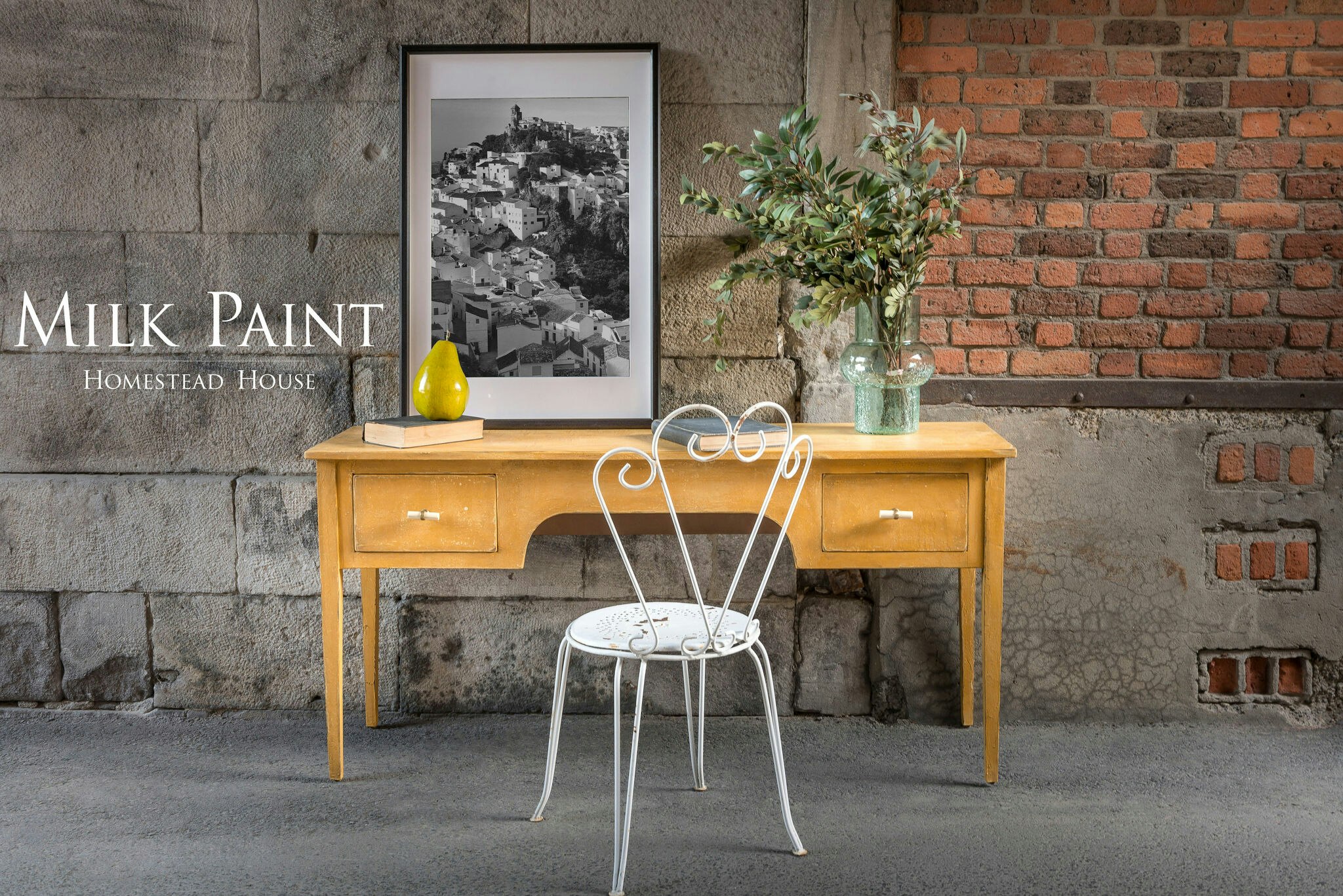 MUSTARD - Homestead House - Milk Paint - Kaseinfärg - Mjölkfärg