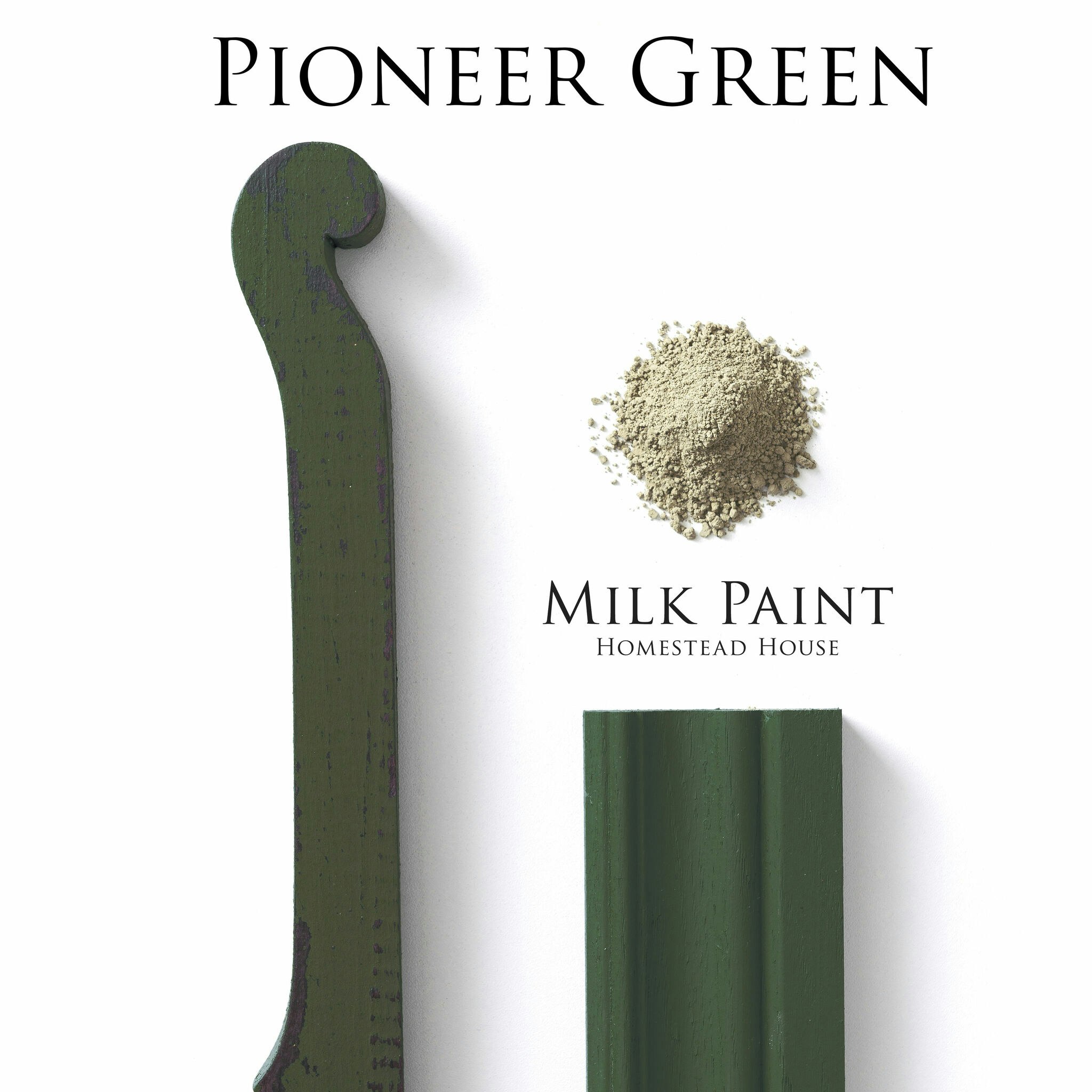 PIONEER GREEN - Homestead House - Milk Paint - Kaseinfärg - Mjölkfärg