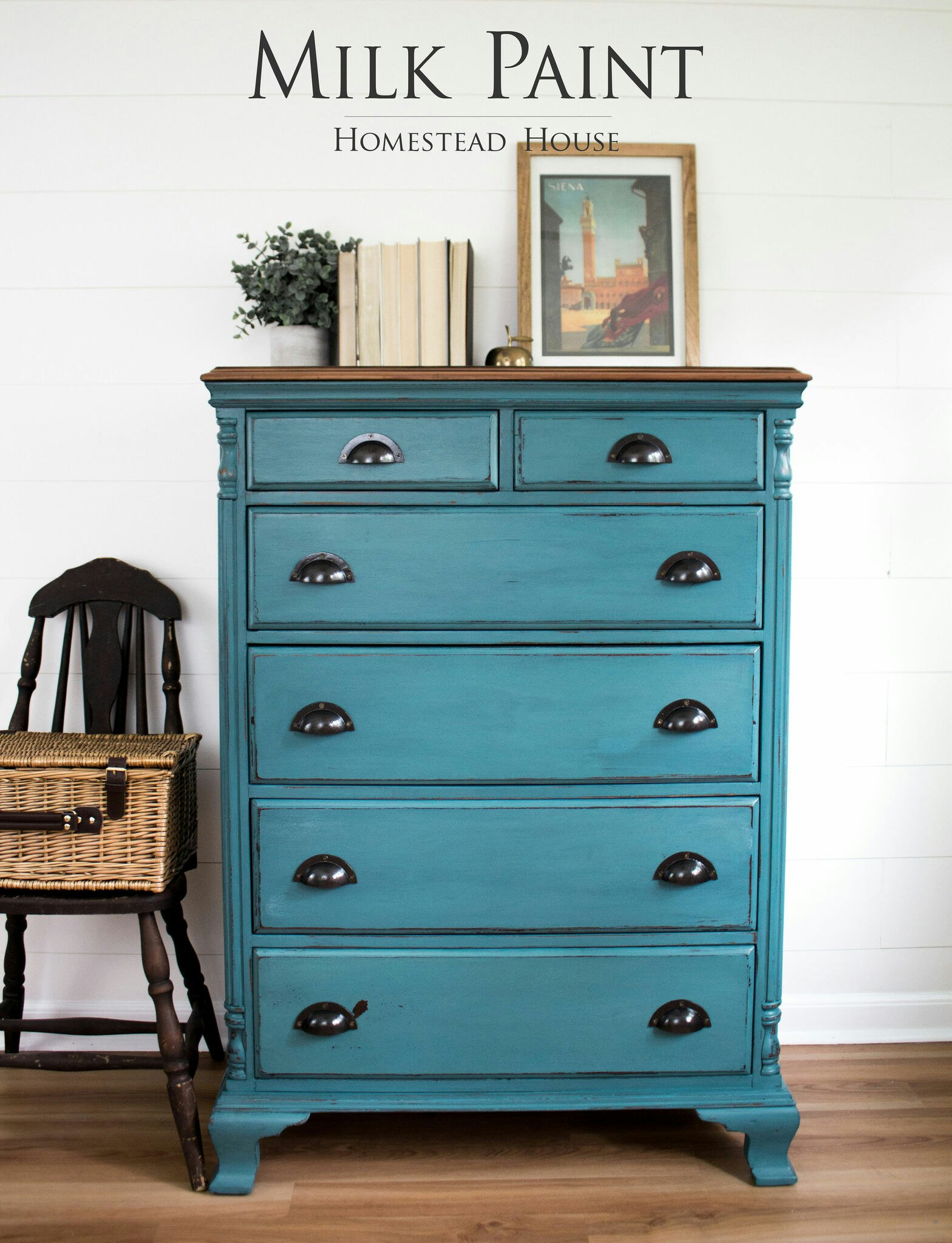 RENFREW BLUE - Homestead House - Milk Paint - Kaseinfärg - Mjölkfärg