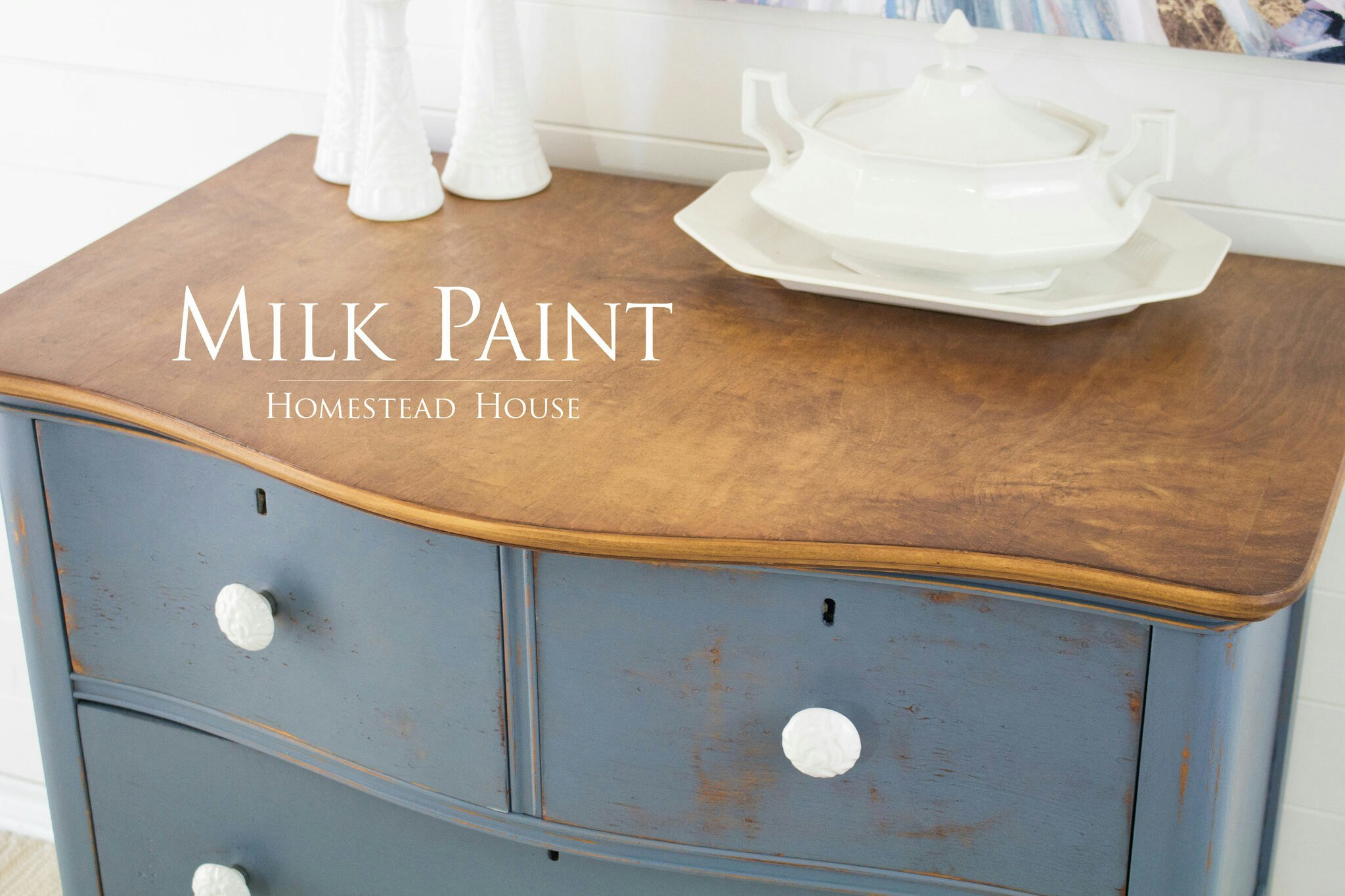 RIDEAU BLUE - Homestead House - Milk Paint - Kaseinfärg - Mjölkfärg