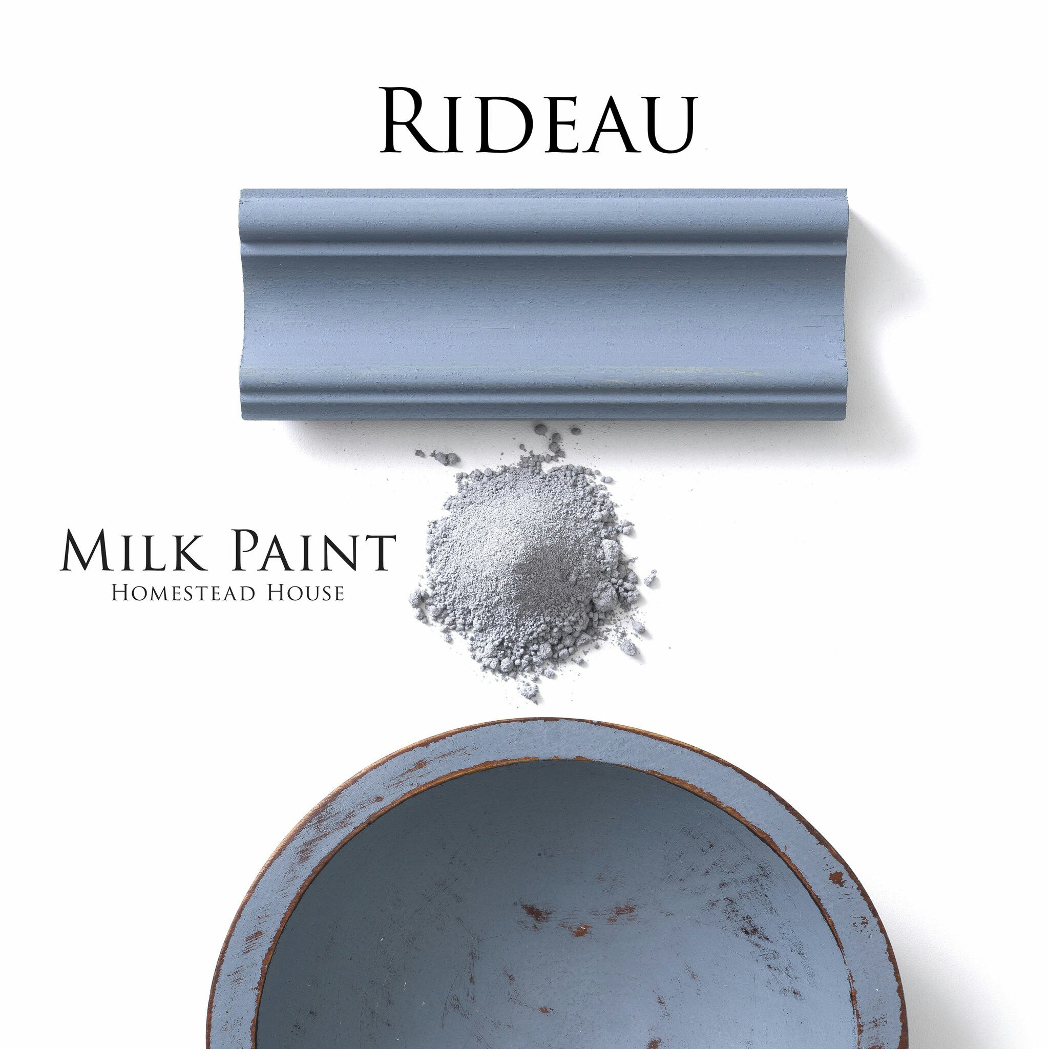 RIDEAU BLUE - Homestead House - Milk Paint - Kaseinfärg - Mjölkfärg