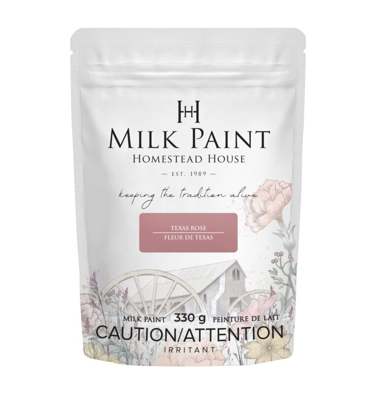 TEXAS ROSE - Homestead House - Milk Paint - Kaseinfärg - Mjölkfärg
