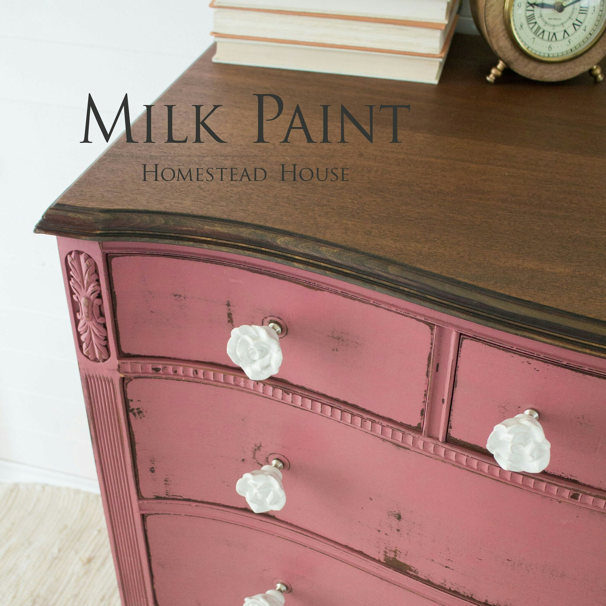 TEXAS ROSE - Homestead House - Milk Paint - Kaseinfärg - Mjölkfärg